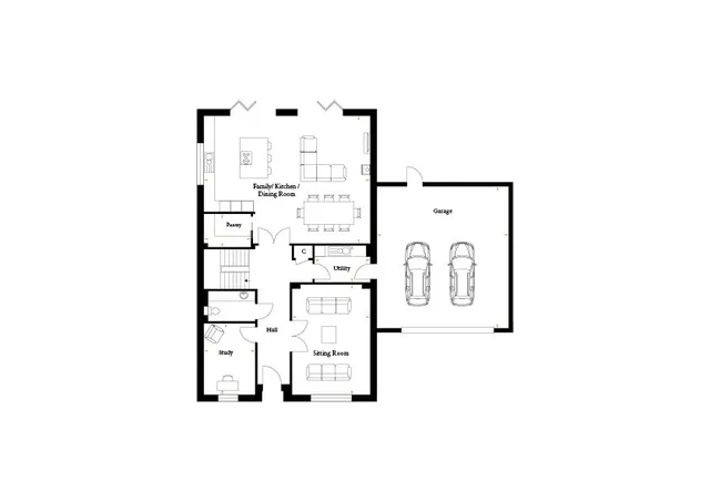 Outfields, Aylesbury Road, Cuddington