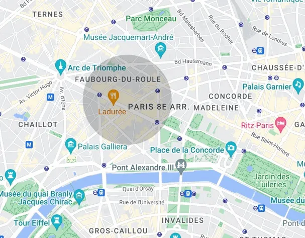 Apartment in 8th (Golden Triangle - Parc Monceau), Paris