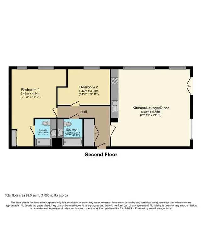 Flat 5 Tiller House, 20 Armada Way, London E6 7AF