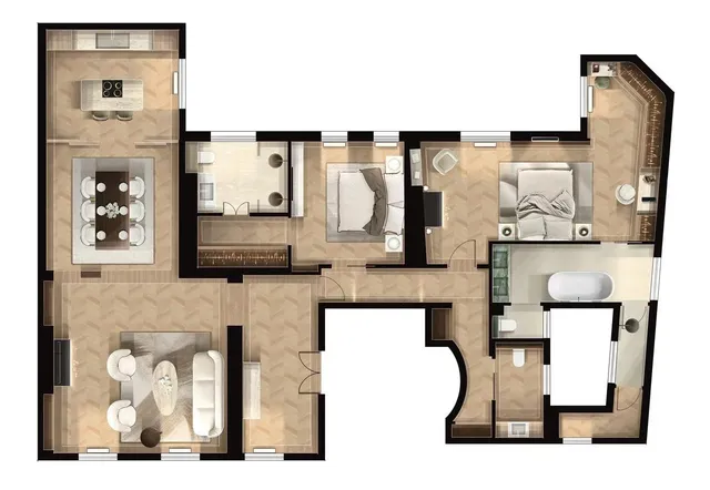 Apartment in 7th (Invalides, Eiffel Tower, Orsay), Paris