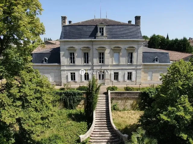 Listed Castle of 15 hectares with views over Saint-Emilion
