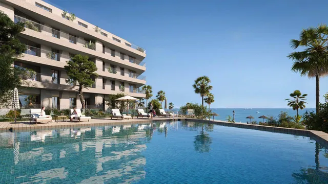 Manilva Beach, Manilva, Malaga, Spain